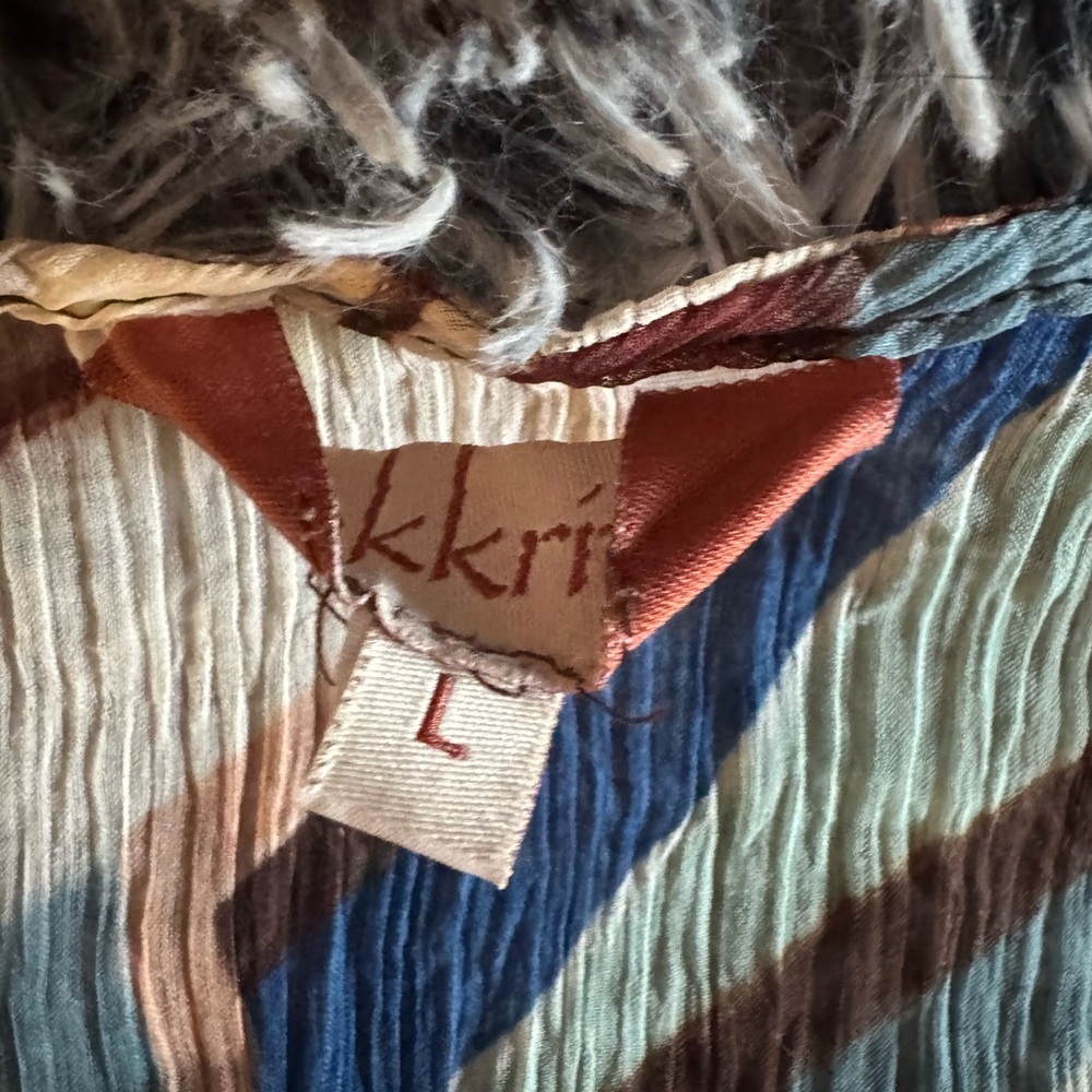 Akkriti Women’s Bohemian Y2K Lightweight Sequin Tunic Top Size L - Picture 8 of 10
